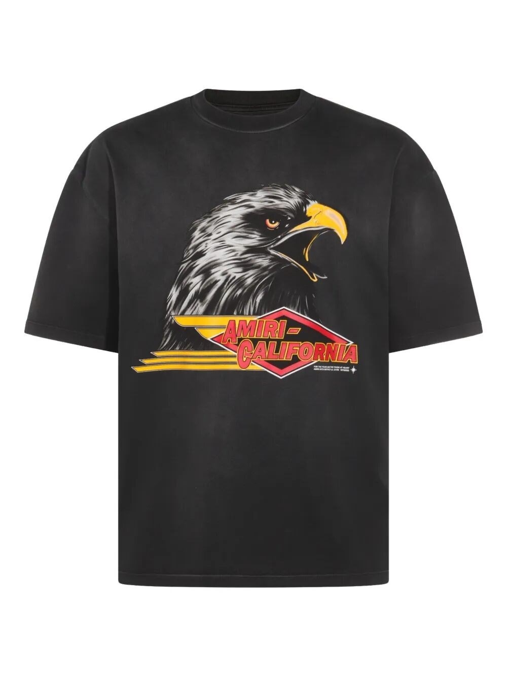 Introducing the 'EAGLE' OVERSIZED T-SHIRT from AMIRI, a standout piece in the t-shirt category. Craf - 1