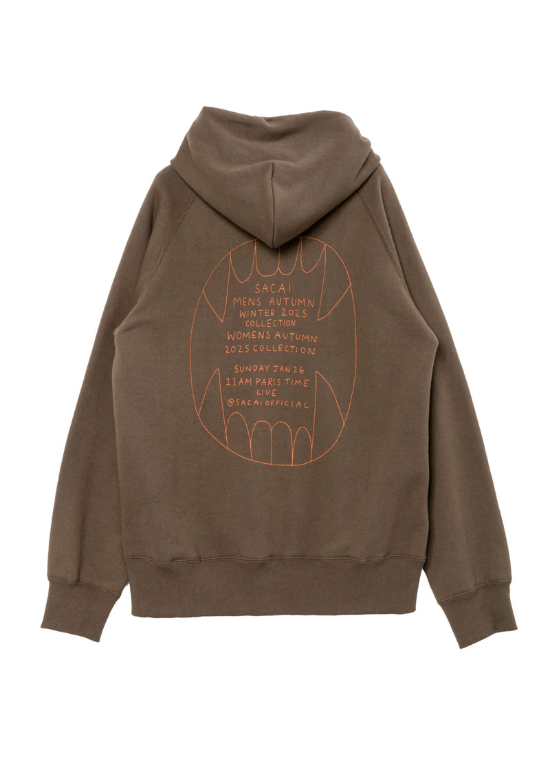 sacai Graphic Print Hoodie outlook