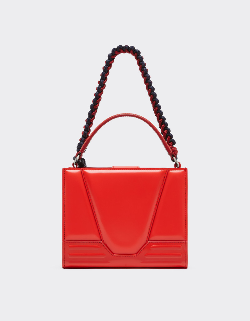 Ferrari GT micro tote bag in leather 4
