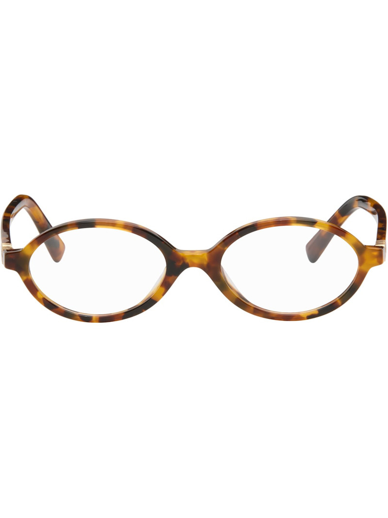 Brown Miu Regard Glasses 1