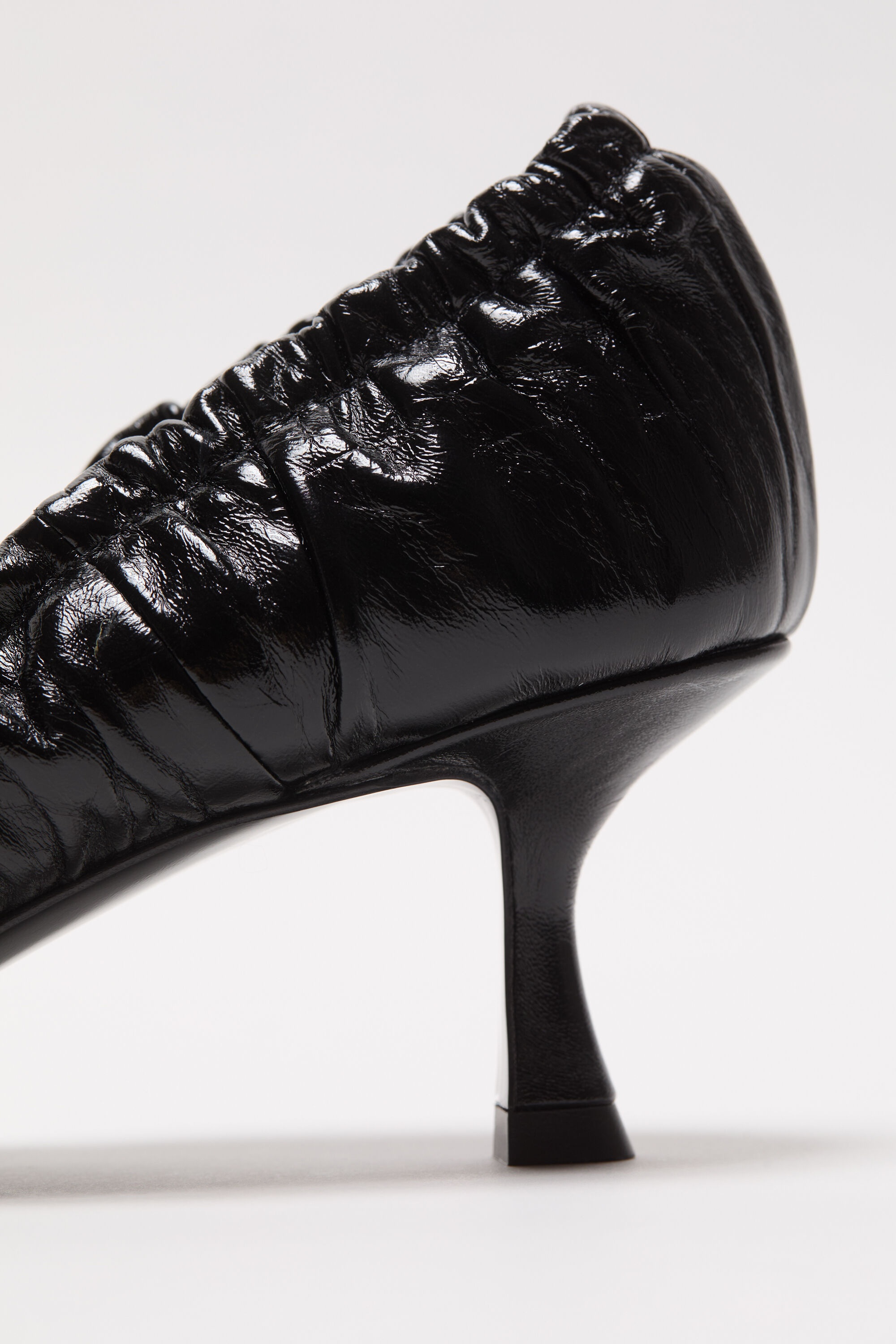 Leather heel shoes - Black - 4