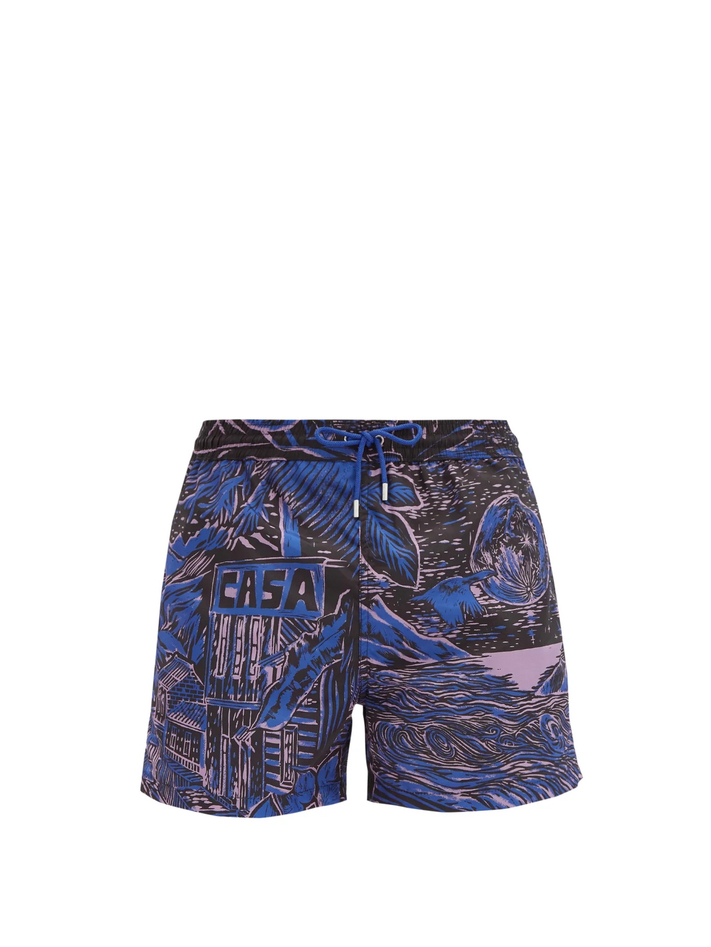 Chile-print swim shorts - 1