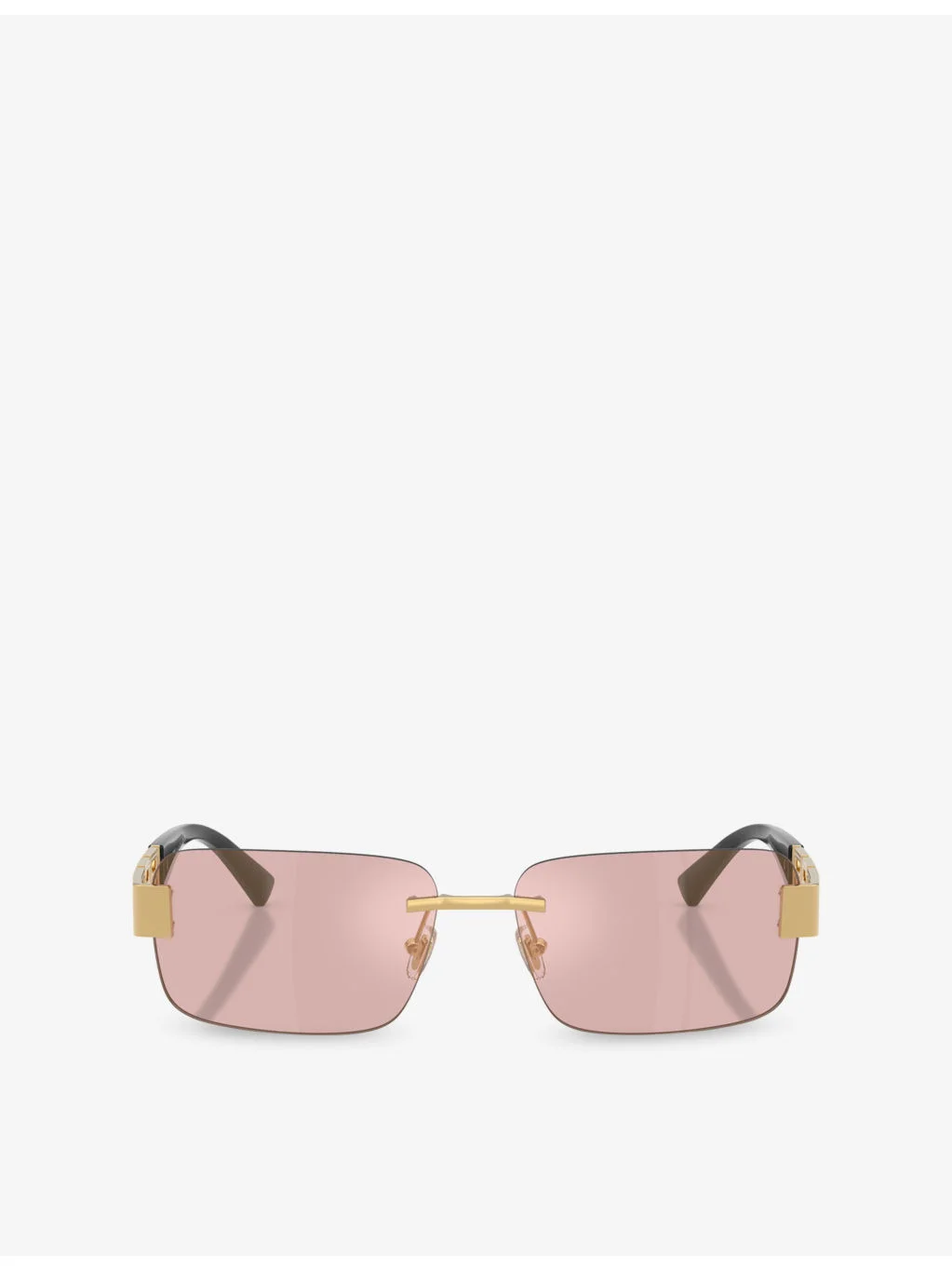 VE2298 Rectangle-Frame Metal Sunglasses - 1