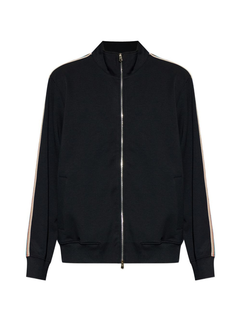 zip striped sweatshirt 1