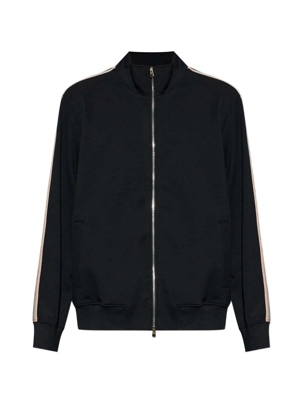 zip striped sweatshirt - 1