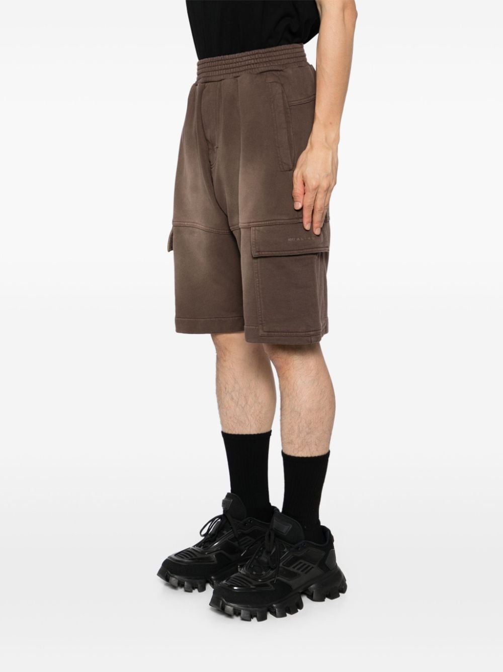 garment-dyed cargo shorts - 3
