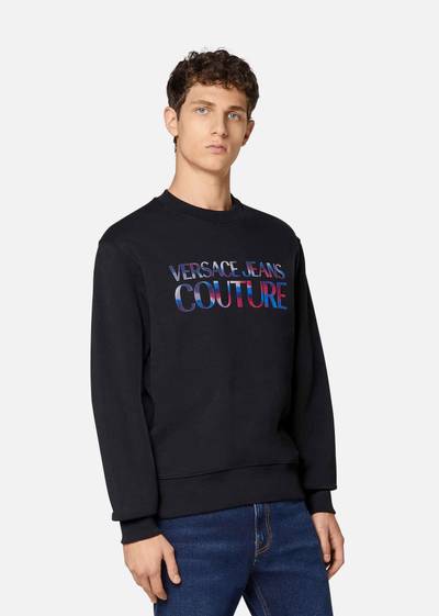 VERSACE JEANS COUTURE Colorful Logo Sweatshirt outlook