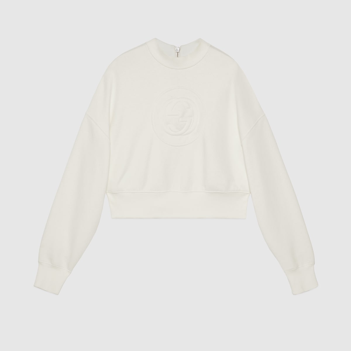 Jersey sweatshirt with Interlocking G - 1