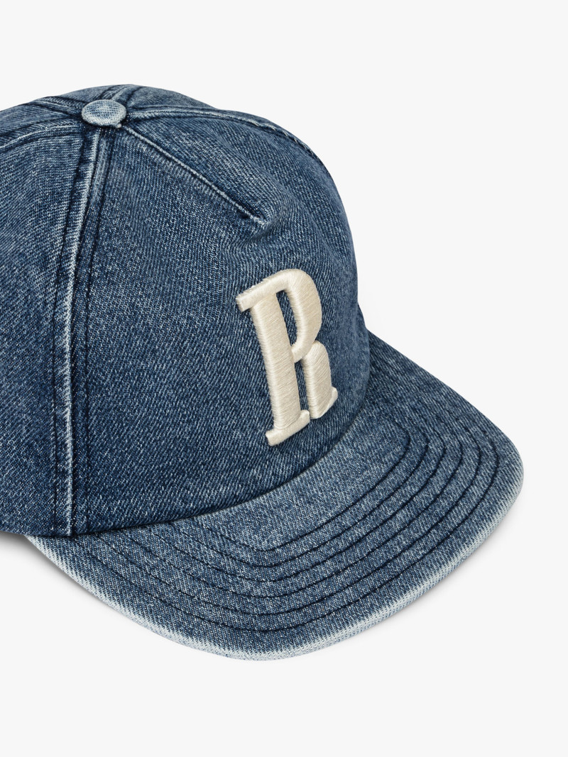 R LOGO DENIM HAT 3