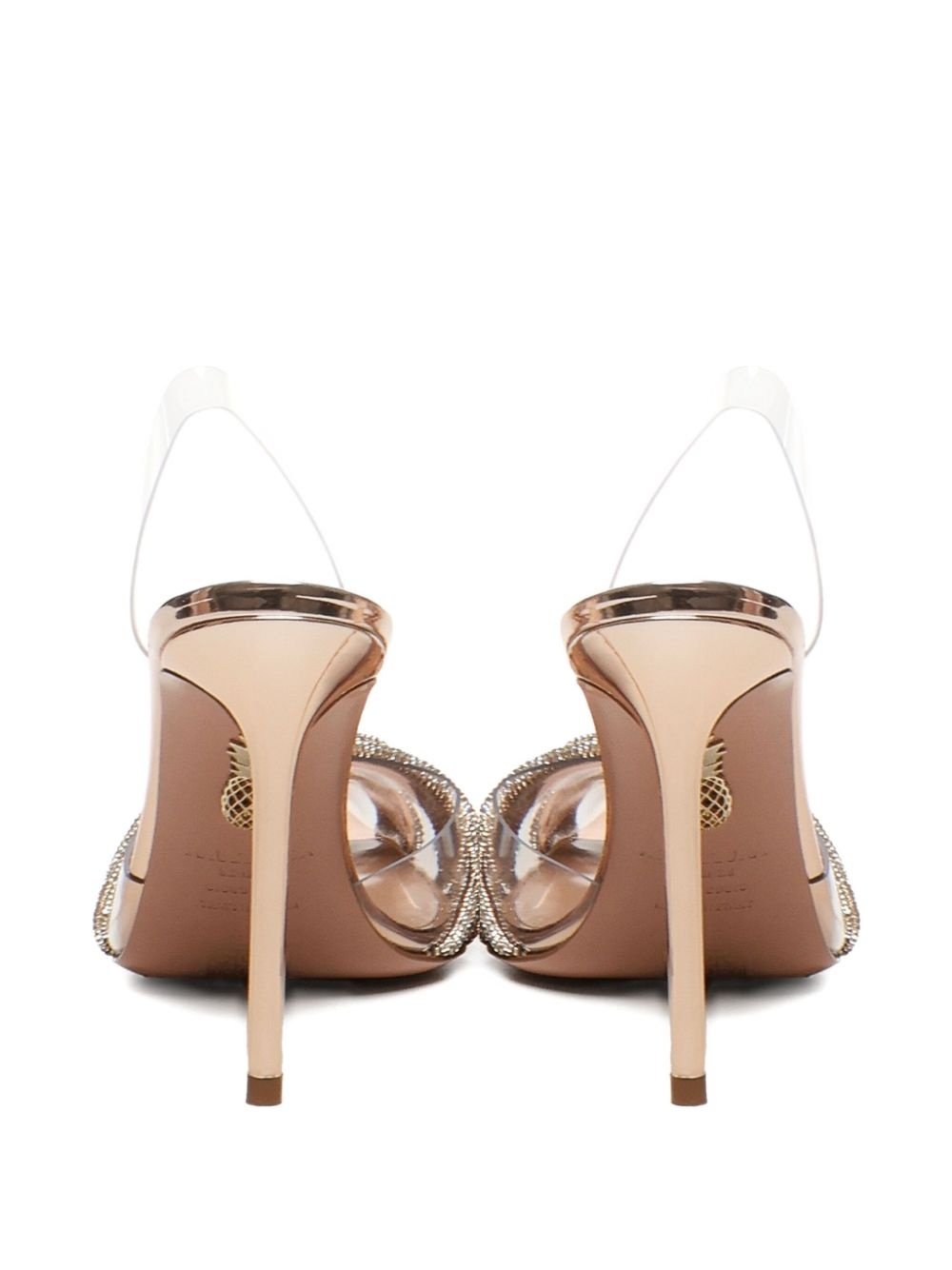 105mm Gatsby crystal-embellished slingback pumps - 4