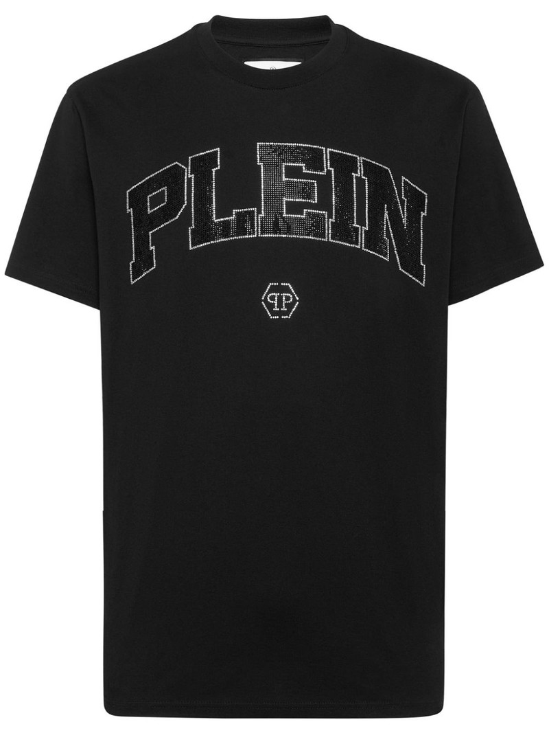 logo-print cotton T-shirt 1