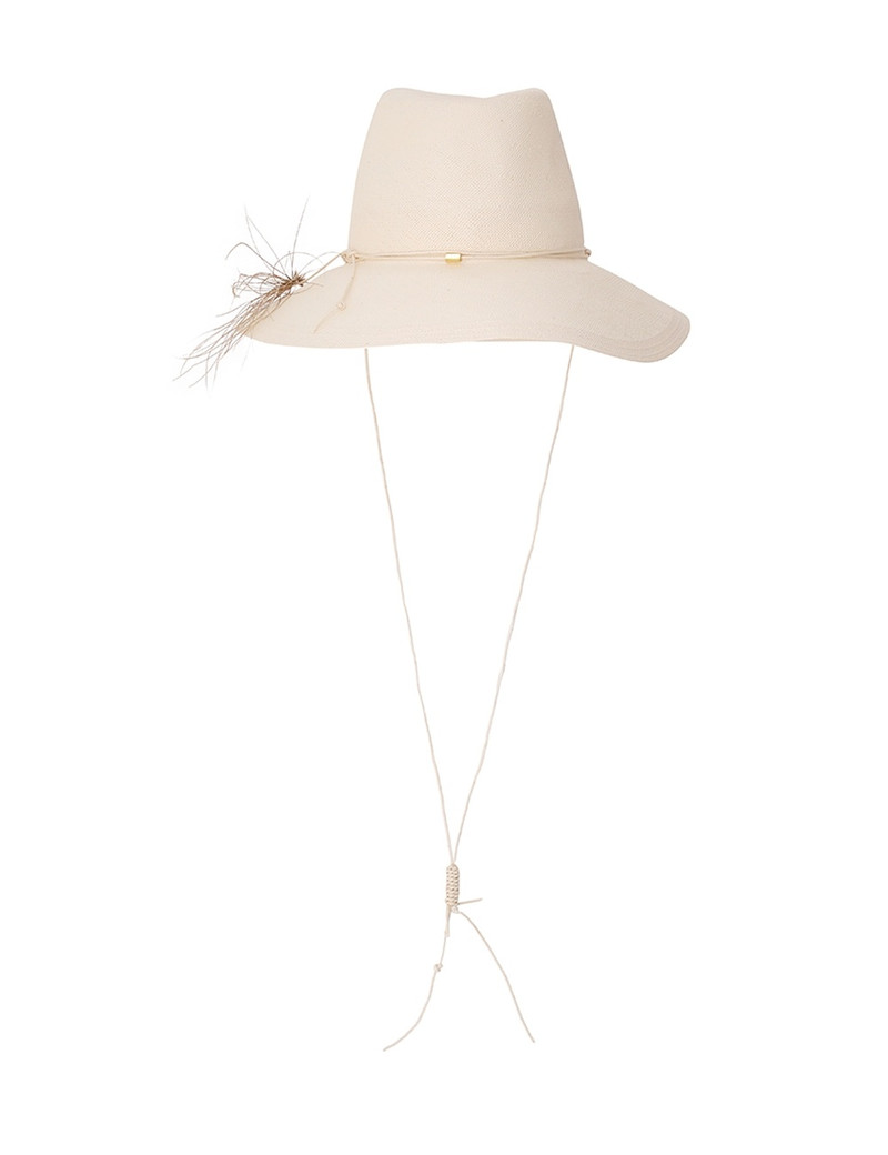 GLAZED STRAW COLLAPSIBLE HAT 4