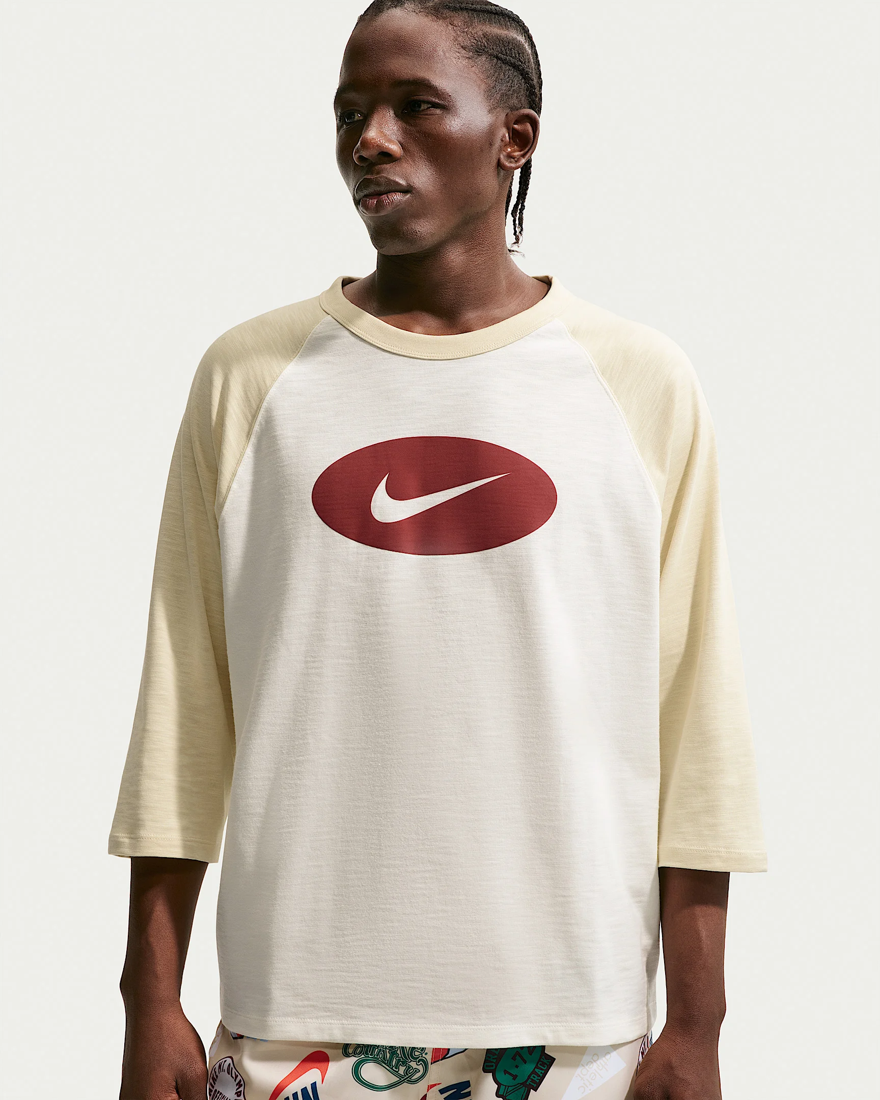 Nike Club Men's 3/4-Sleeve Raglan Top - 1