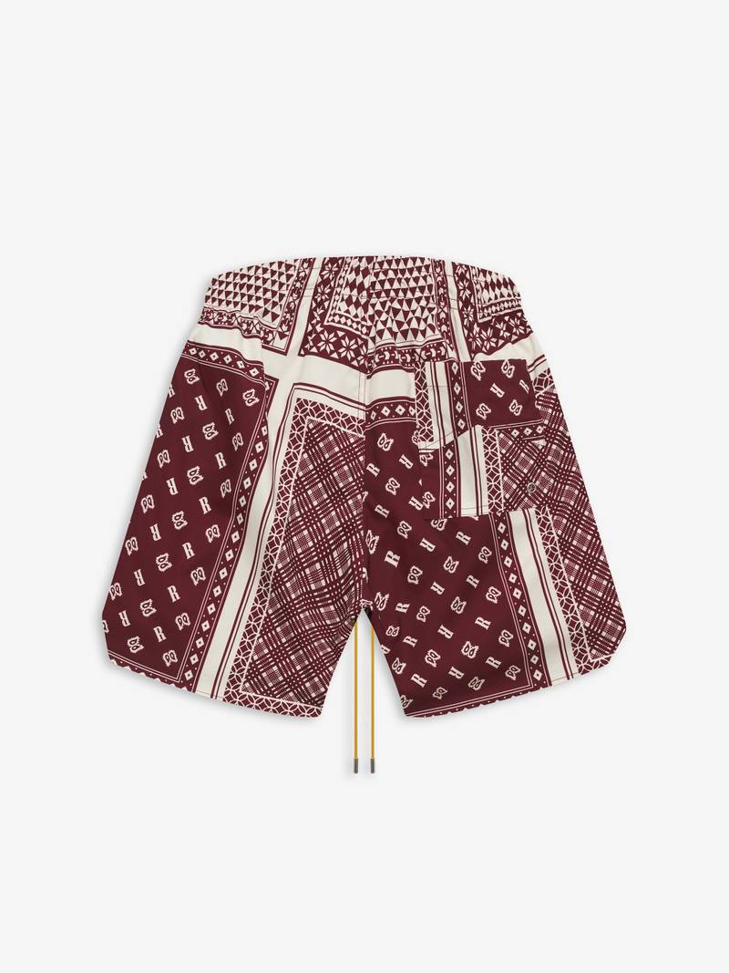 RHUDE CARD PRINT SWIM SHORT outlook