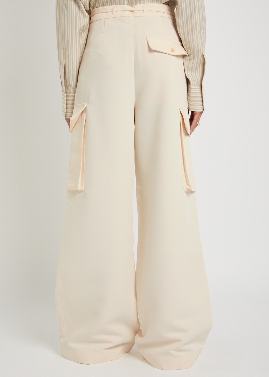 Rohe Tailored Woven Cargo Trousers - 3