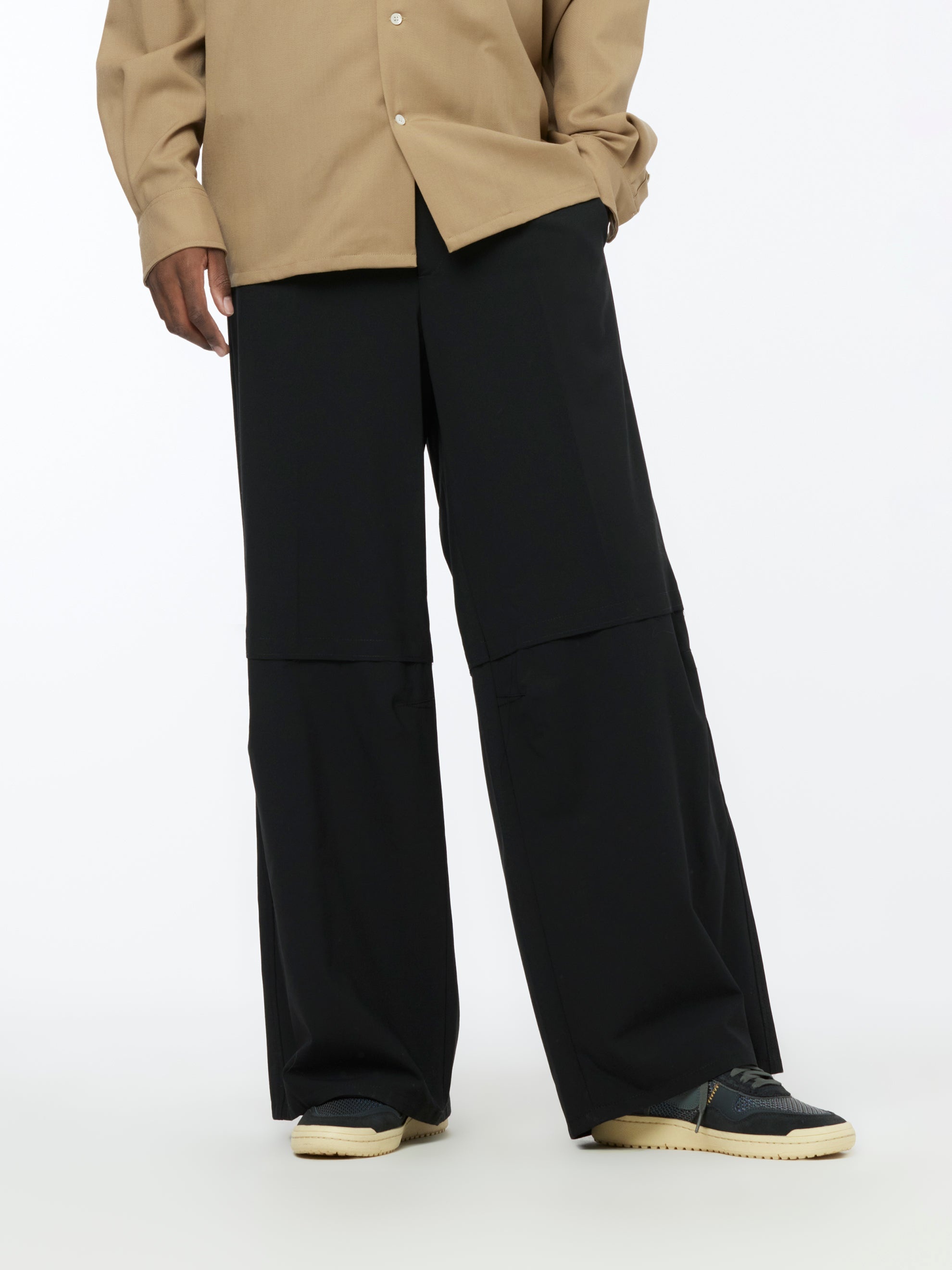 HALF CLASSIC PANTS (BLACK) - 1