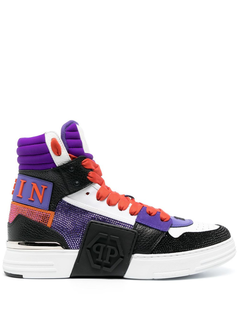 Phantom Skull & Bones hi-top sneakers 1