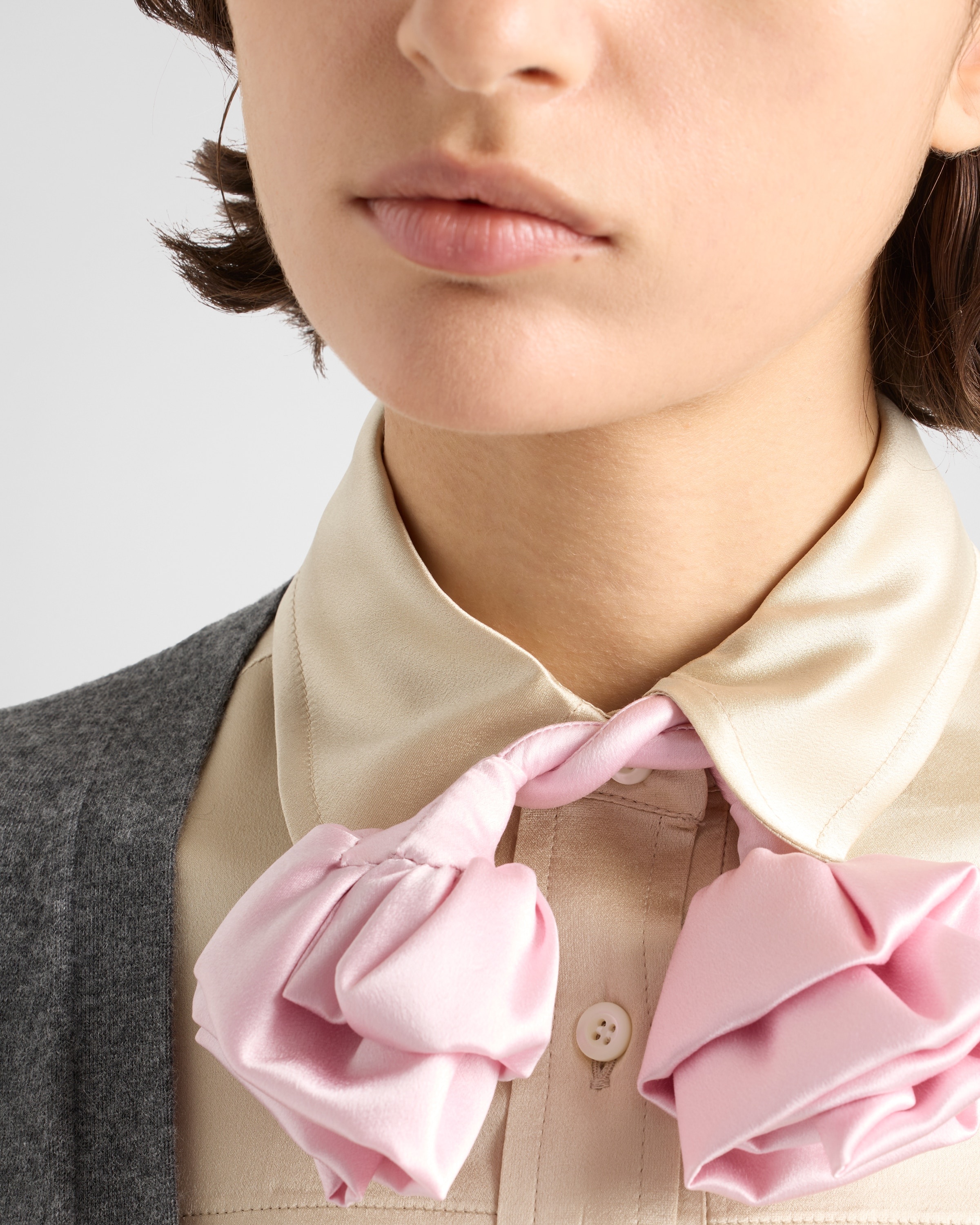 Satin crepe shirt - 3