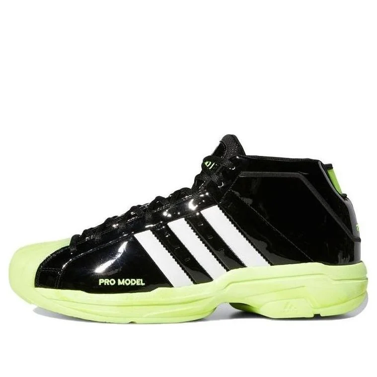 adidas 직업적인 모형 2G 신발 검정/백색/황색 FZ0900 - 1