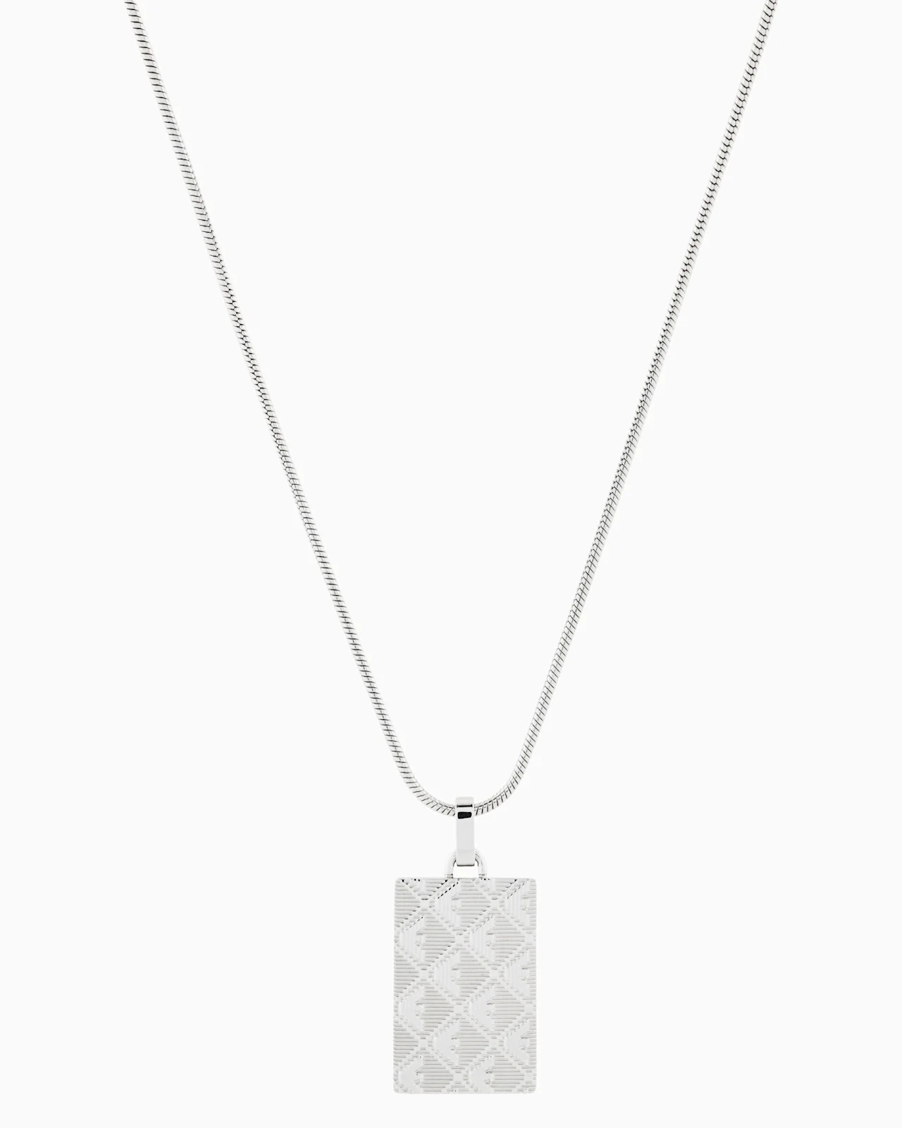 STAINLESS STEEL DOG TAG NECKLACE - 1