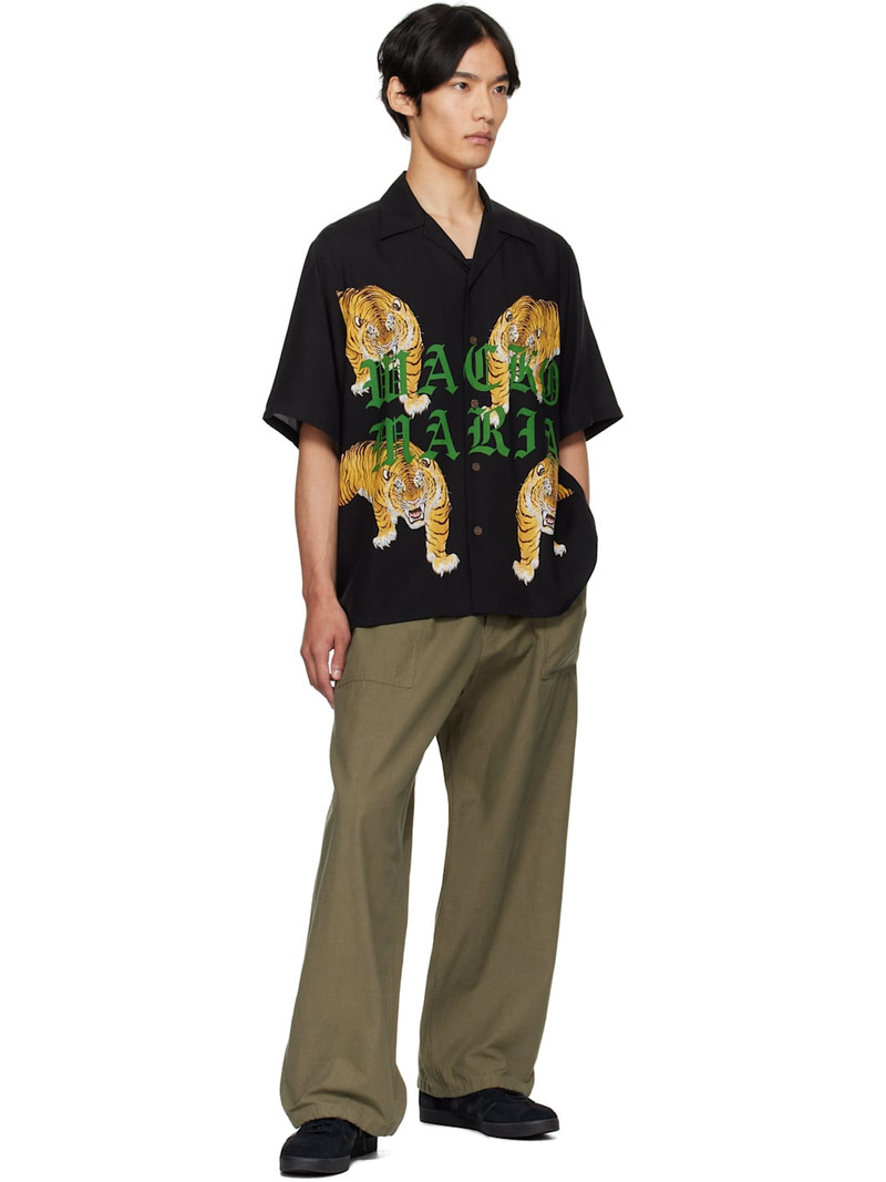 WACKO MARIA Black Tim Lehi Shirt outlook
