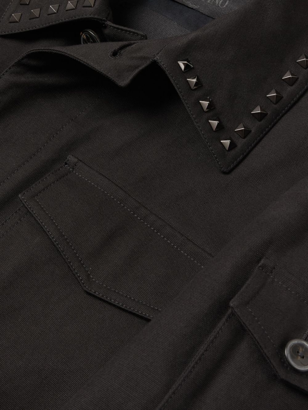 studded two-pocket shirt - 3