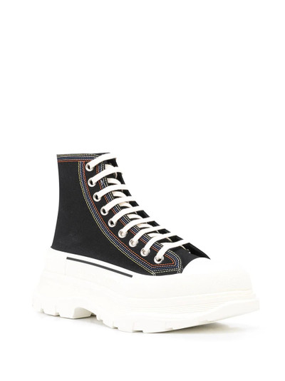 Alexander McQueen Tread Slick lace-up boots outlook