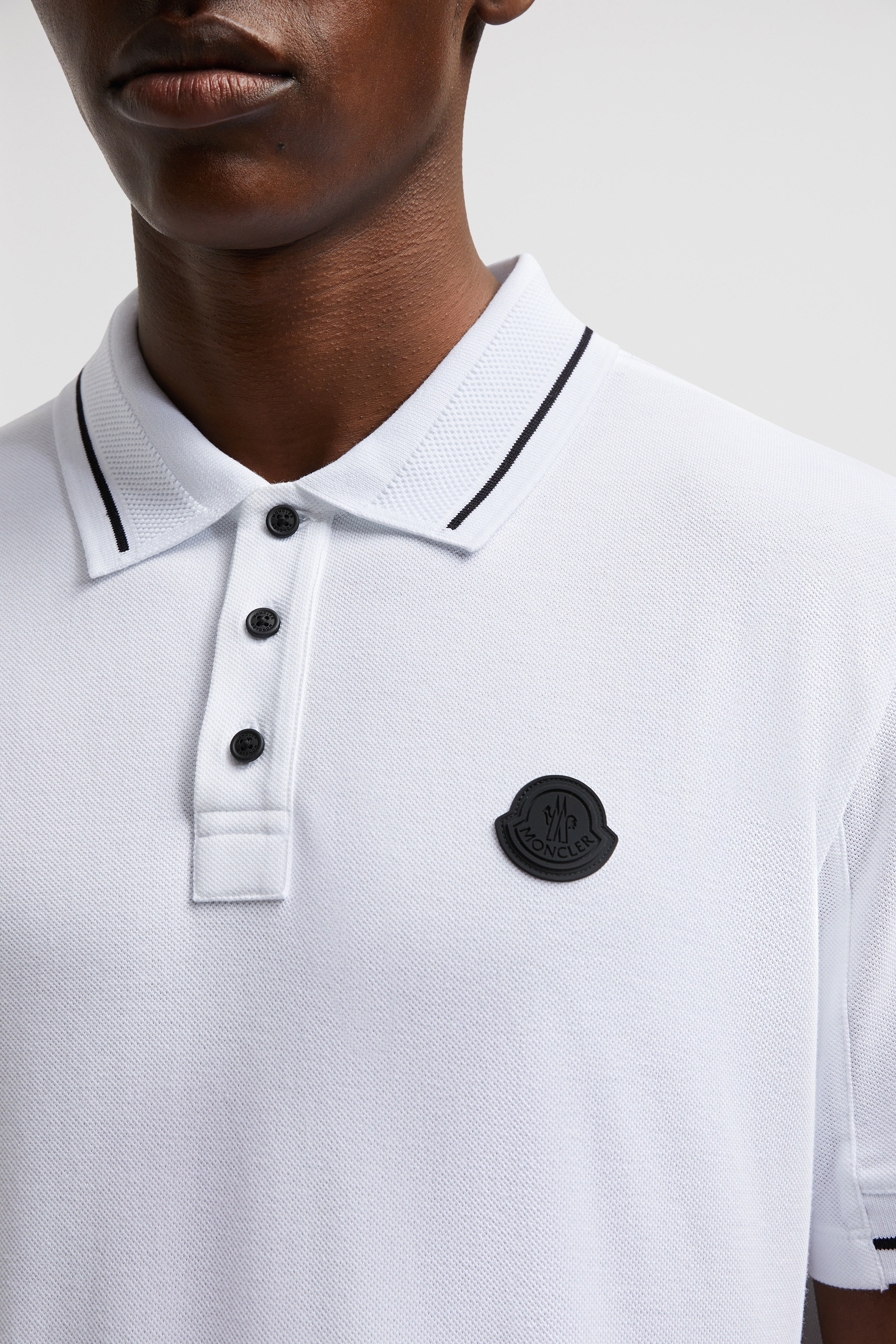 Logo Patch Cotton Polo Shirt - 6