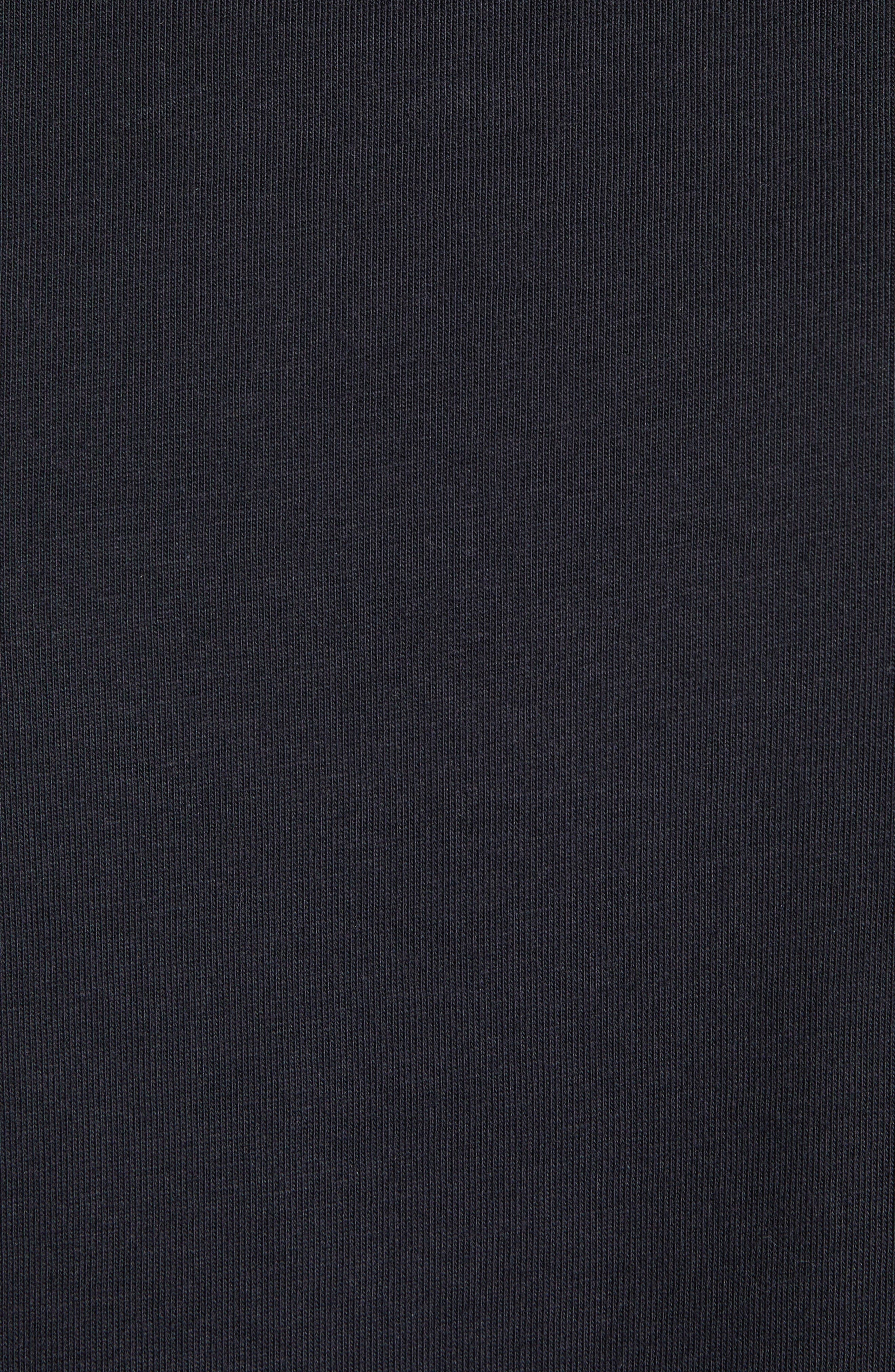 Moncler Stretch Denim Pocket Crewneck T-Shirt in Dark Navy Blue at Nordstrom - 5