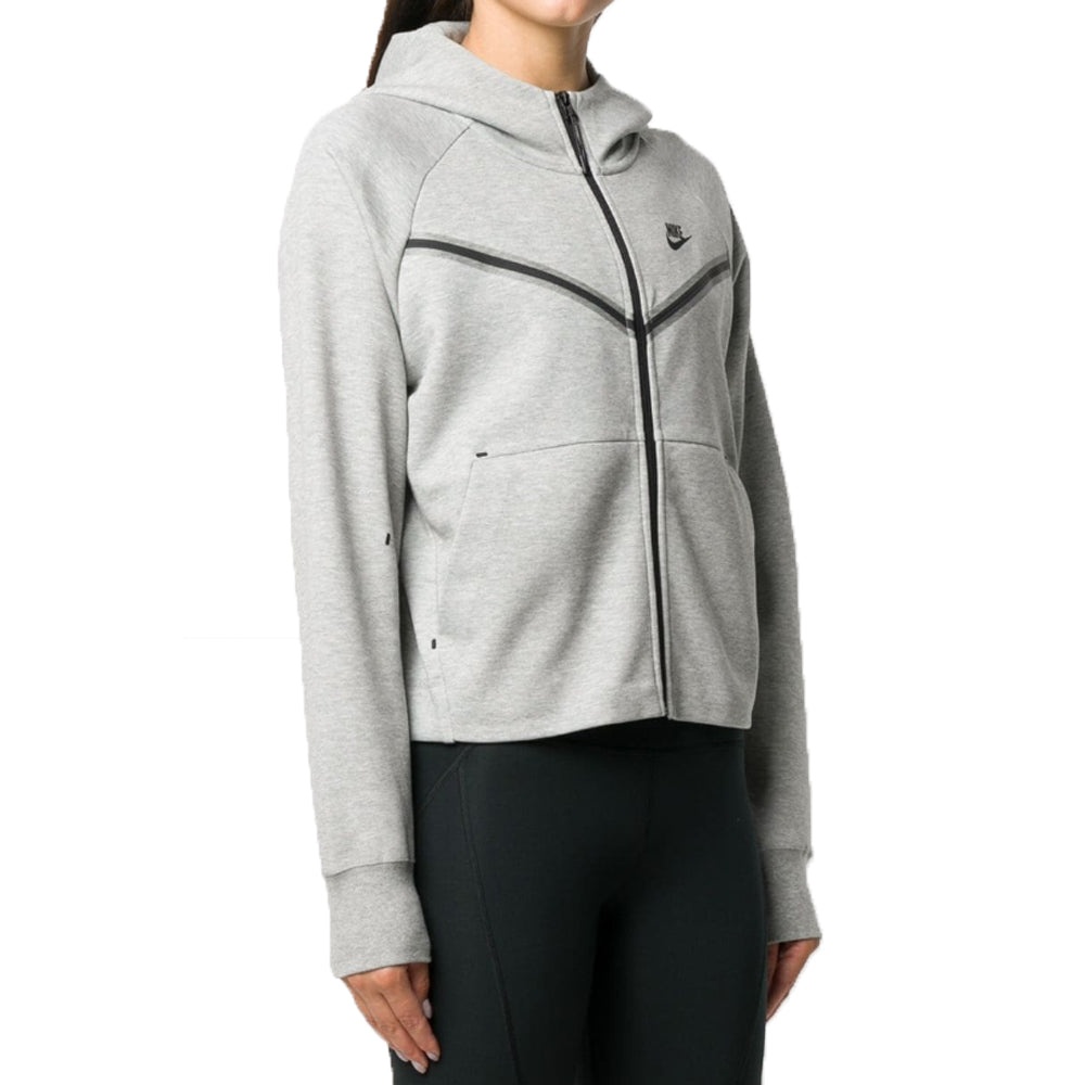 (WMNS) Nike Tech Fleece Windrunner Hooded Jacket Grey Gray CW4298-063 - 3