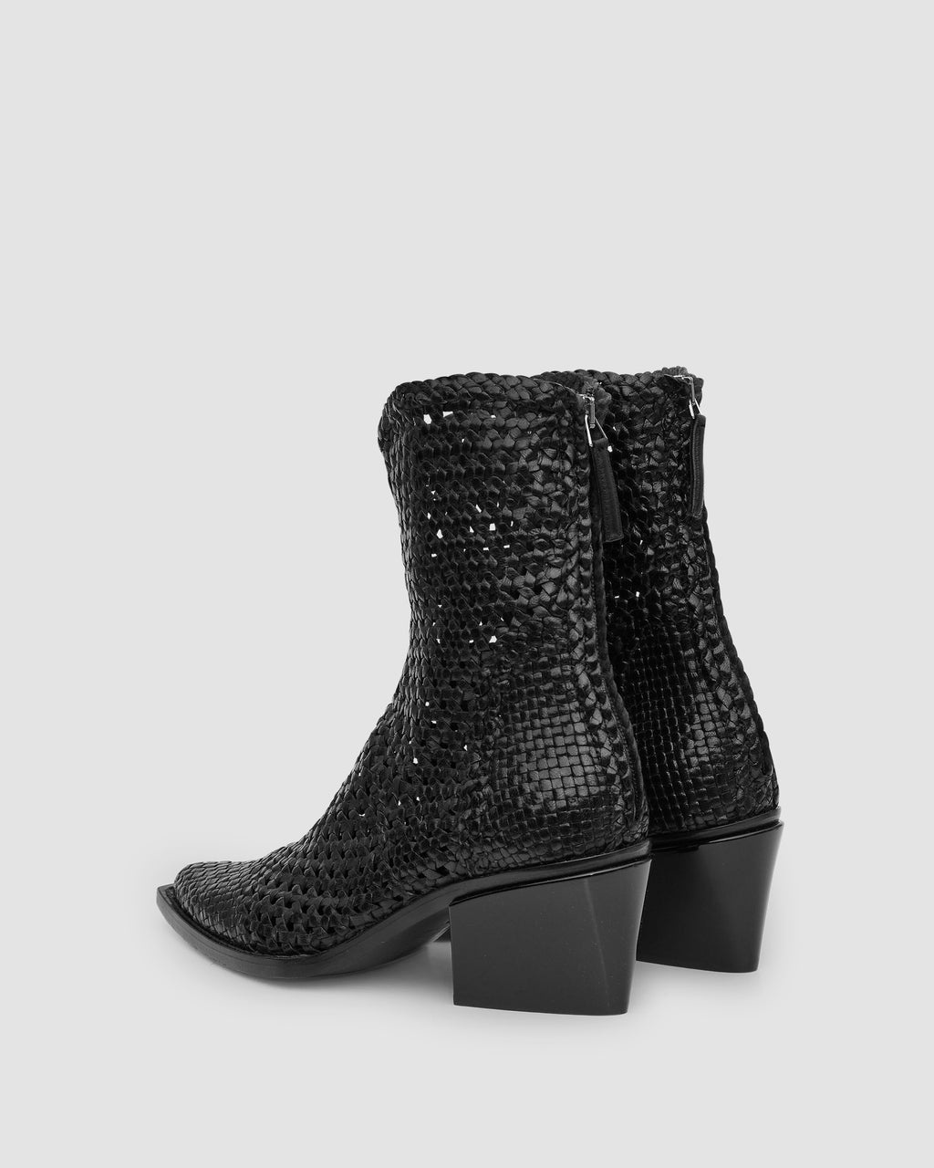 WOVEN LEATHER TEX BOOT - 4