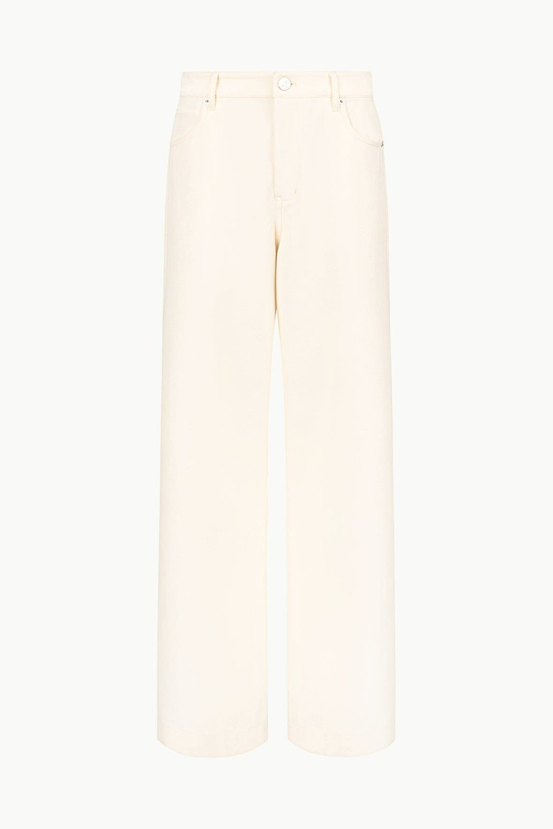 STAUD GRAYSON PANT ECRU - 1