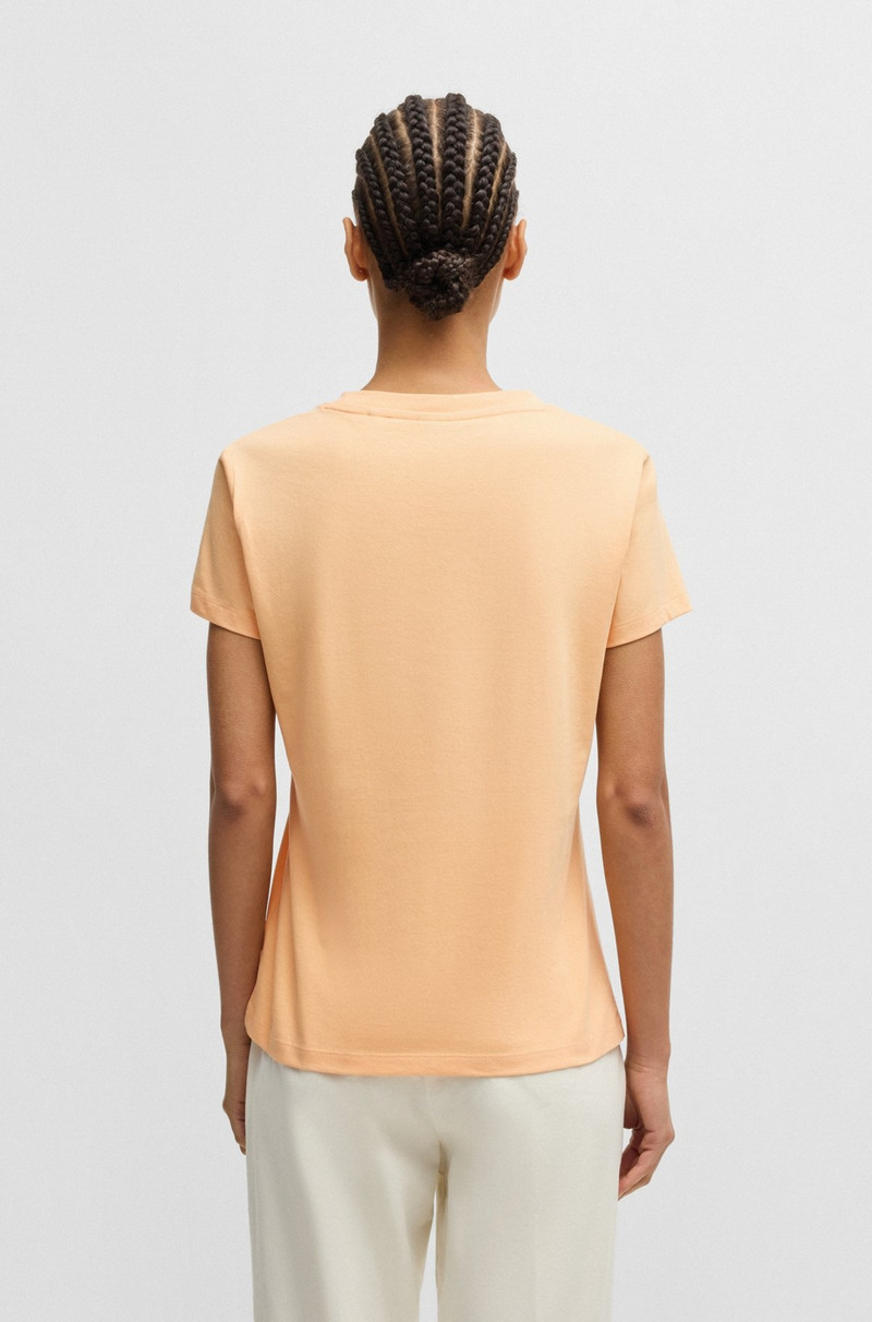 LOGO-DETAIL T-SHIRT IN COMPACT COTTON JERSEY 4