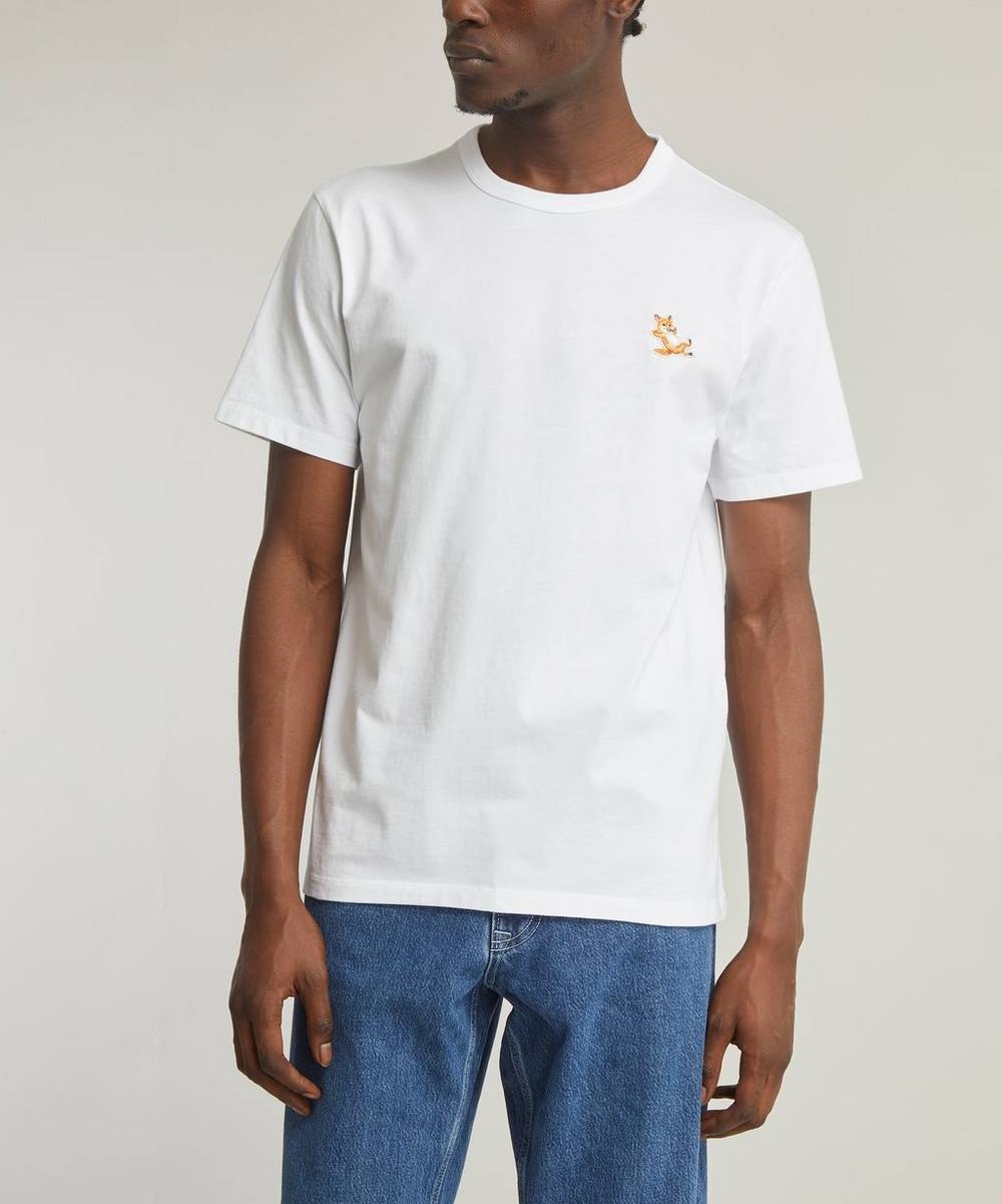 Chillax Fox Patch Classic T-Shirt - 3