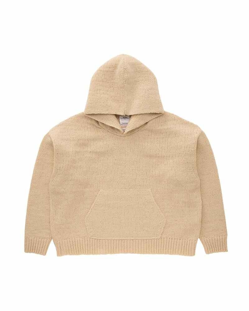 AMPLUS SB KNIT HOODIE P.O. IVORY - 1