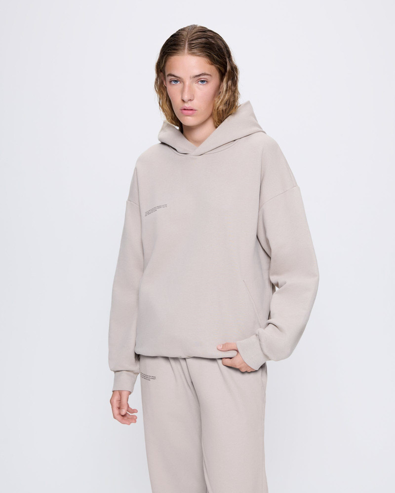PANGAIA Womens 365 Midweight Hoodie - Stone outlook