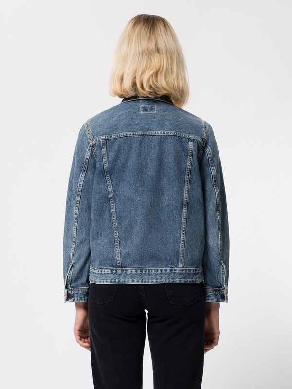 Bettina Pure Blue Denim Jacket - 4