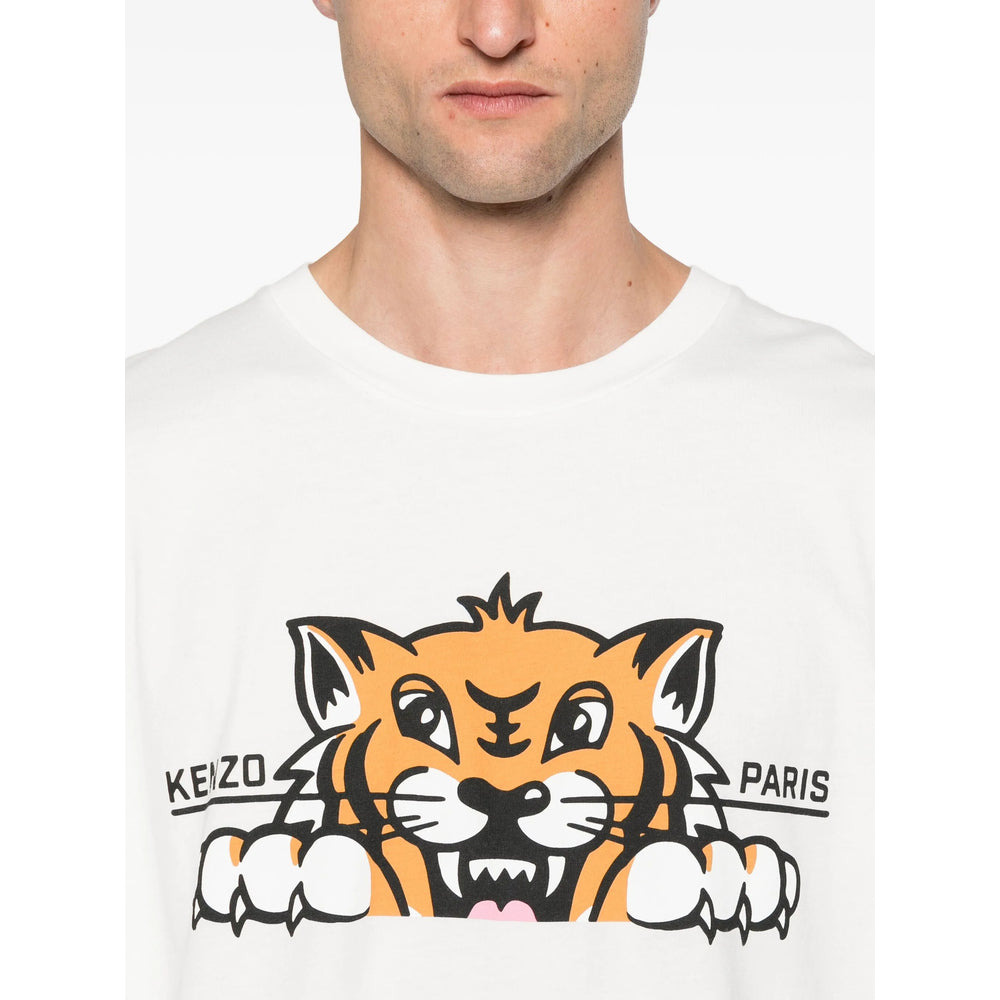Kenzo White T-Shirts & Vests - T-Shirts Men - 4