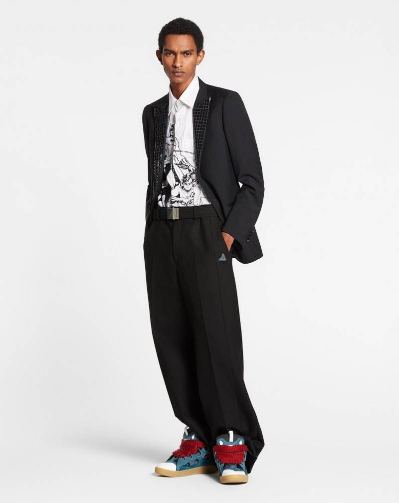 Lanvin STRUCTURED PANTS WITH BELT outlook