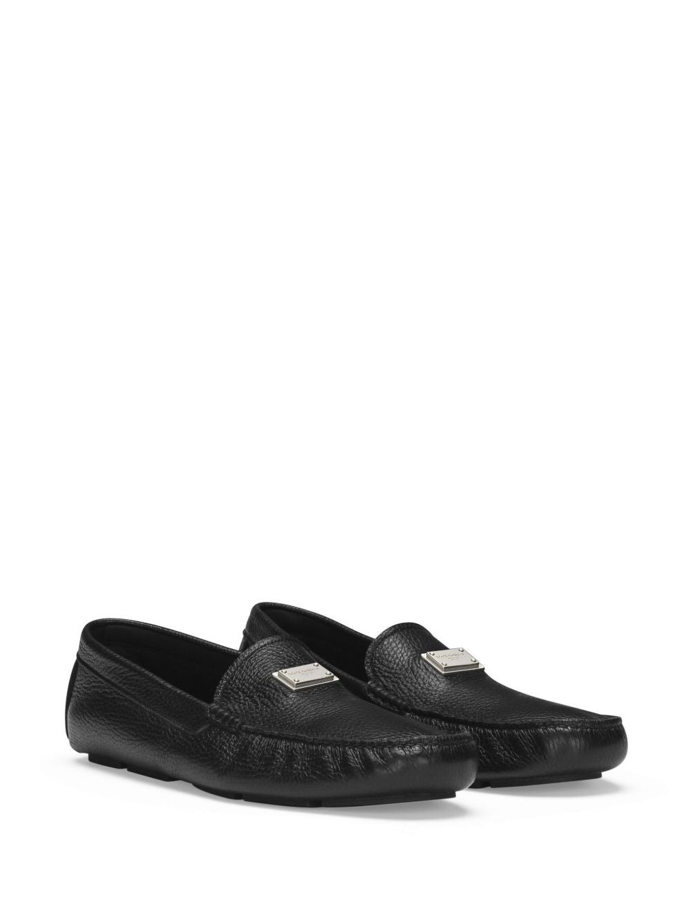 Dolce & Gabbana Men Leather Loafer With Logo - 4