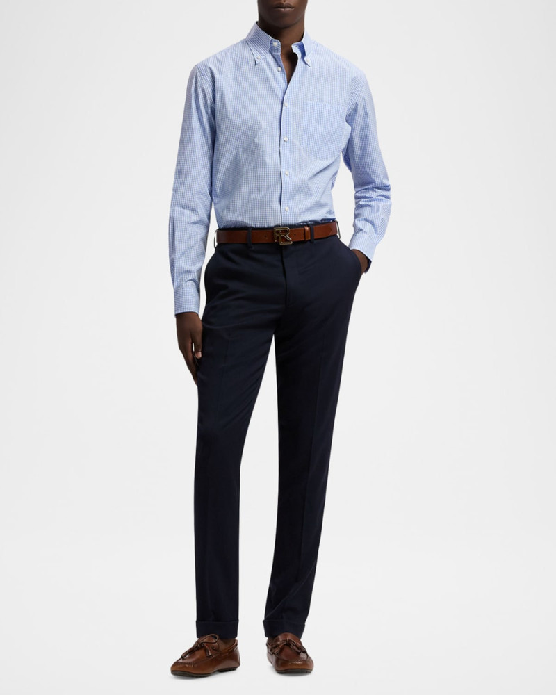 Ralph Lauren Men's Gingham Two-Ply Cotton Sport Shirt outlook