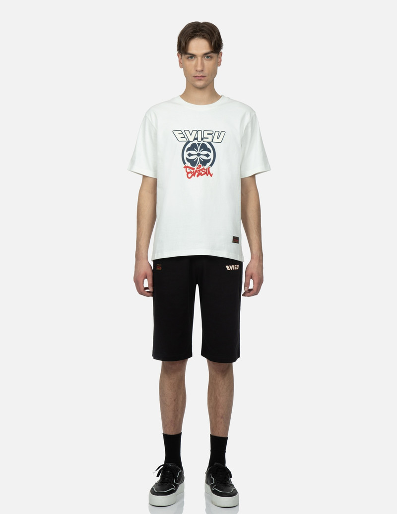 KAMON PRINT SWEAT SHORTS 6