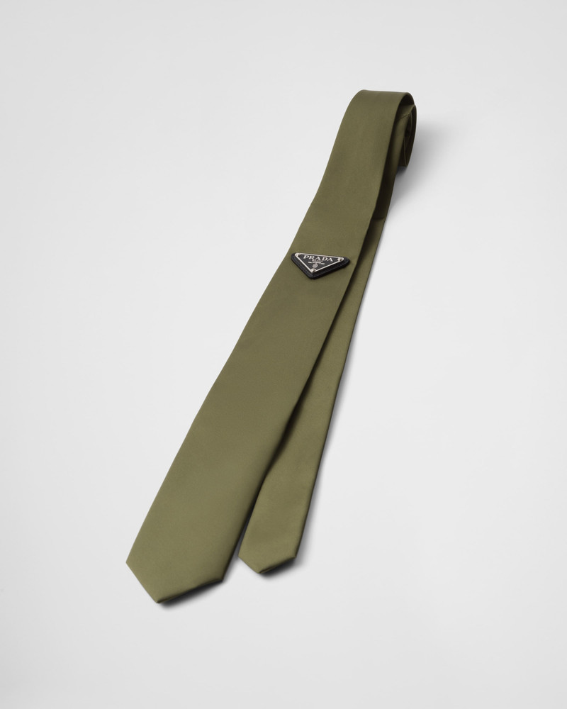 Prada Re-Nylon gabardine tie outlook
