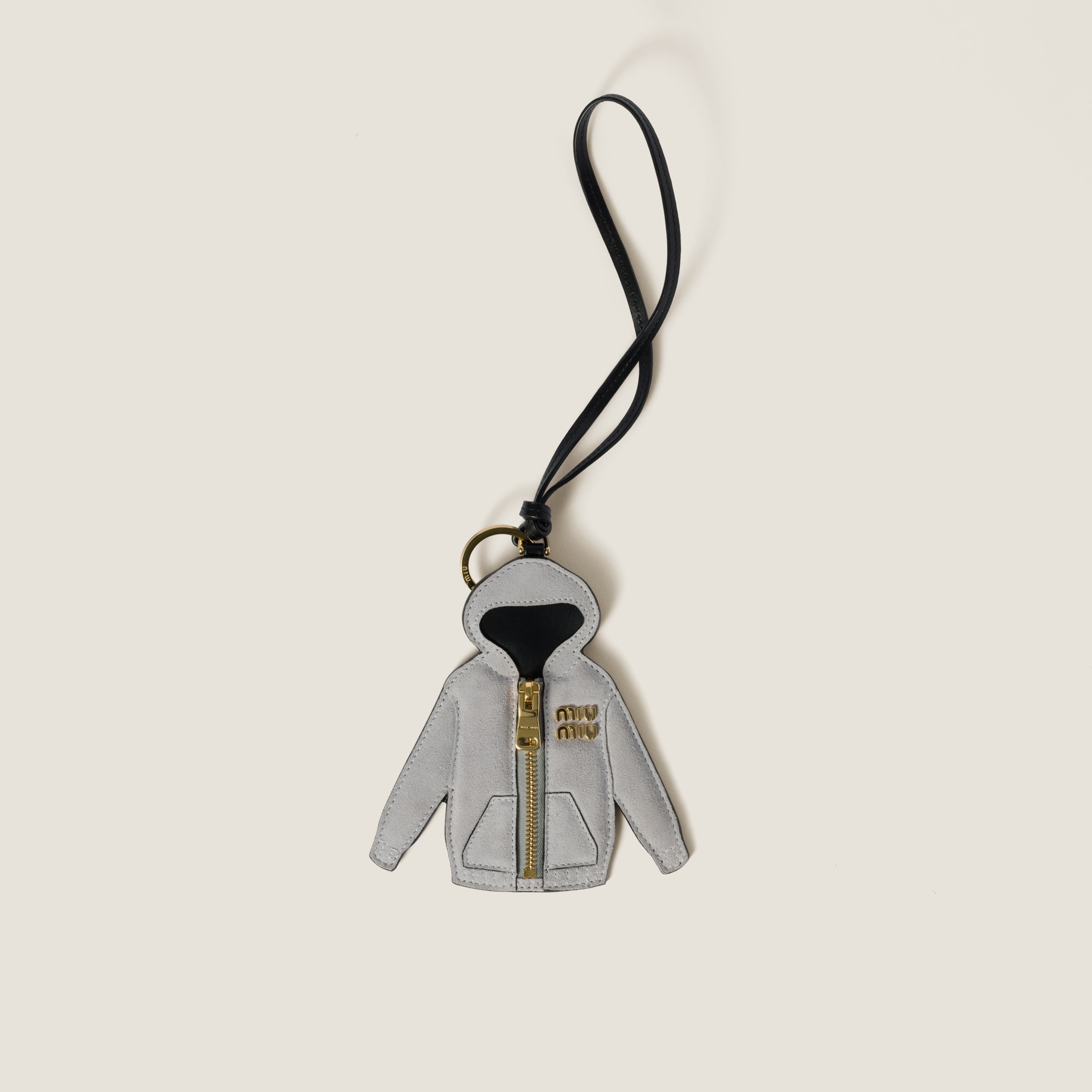 Miu Miu Trick leather keyring | REVERSIBLE