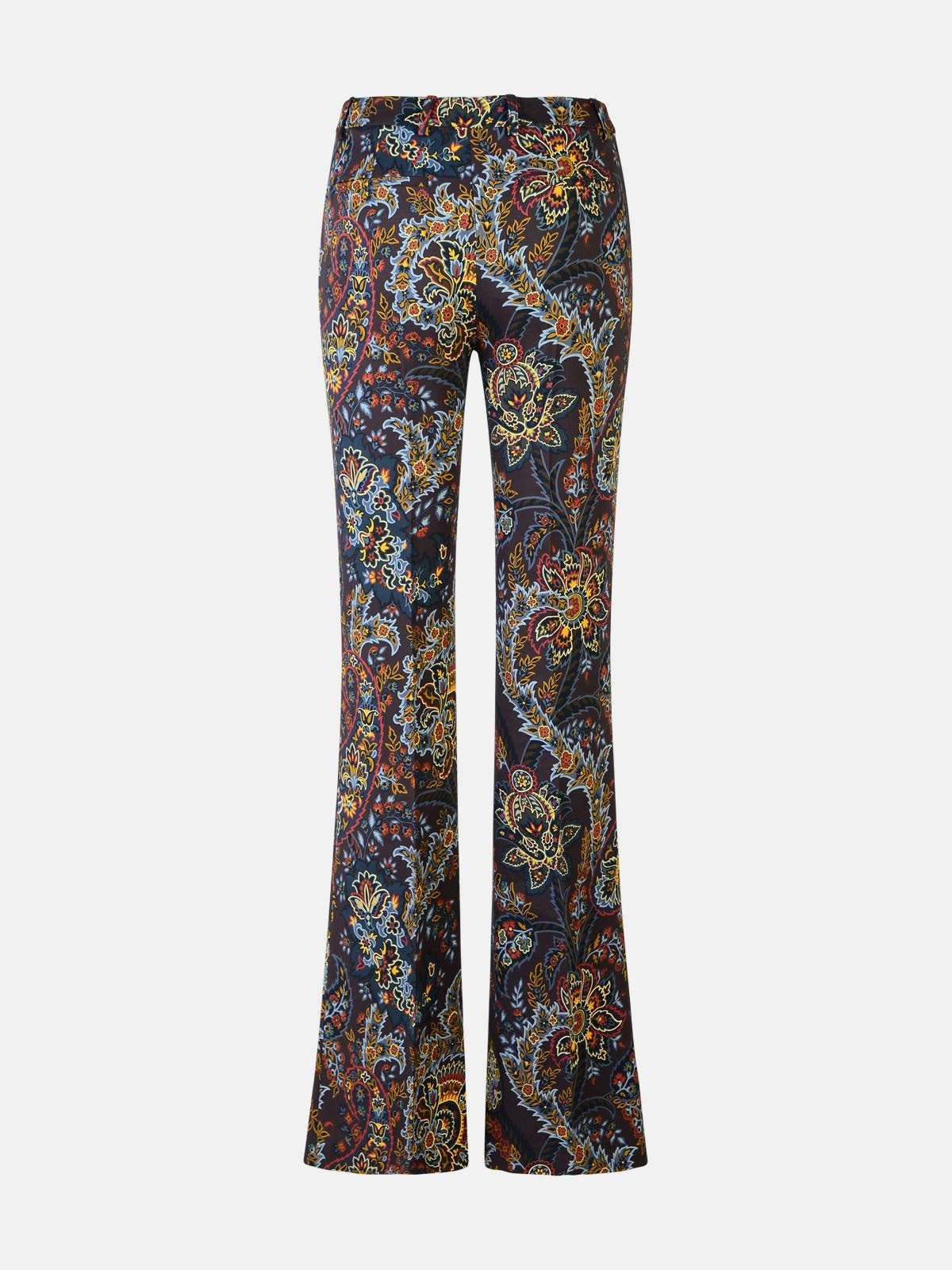 BROWN VISCOSE TROUSERS - 3