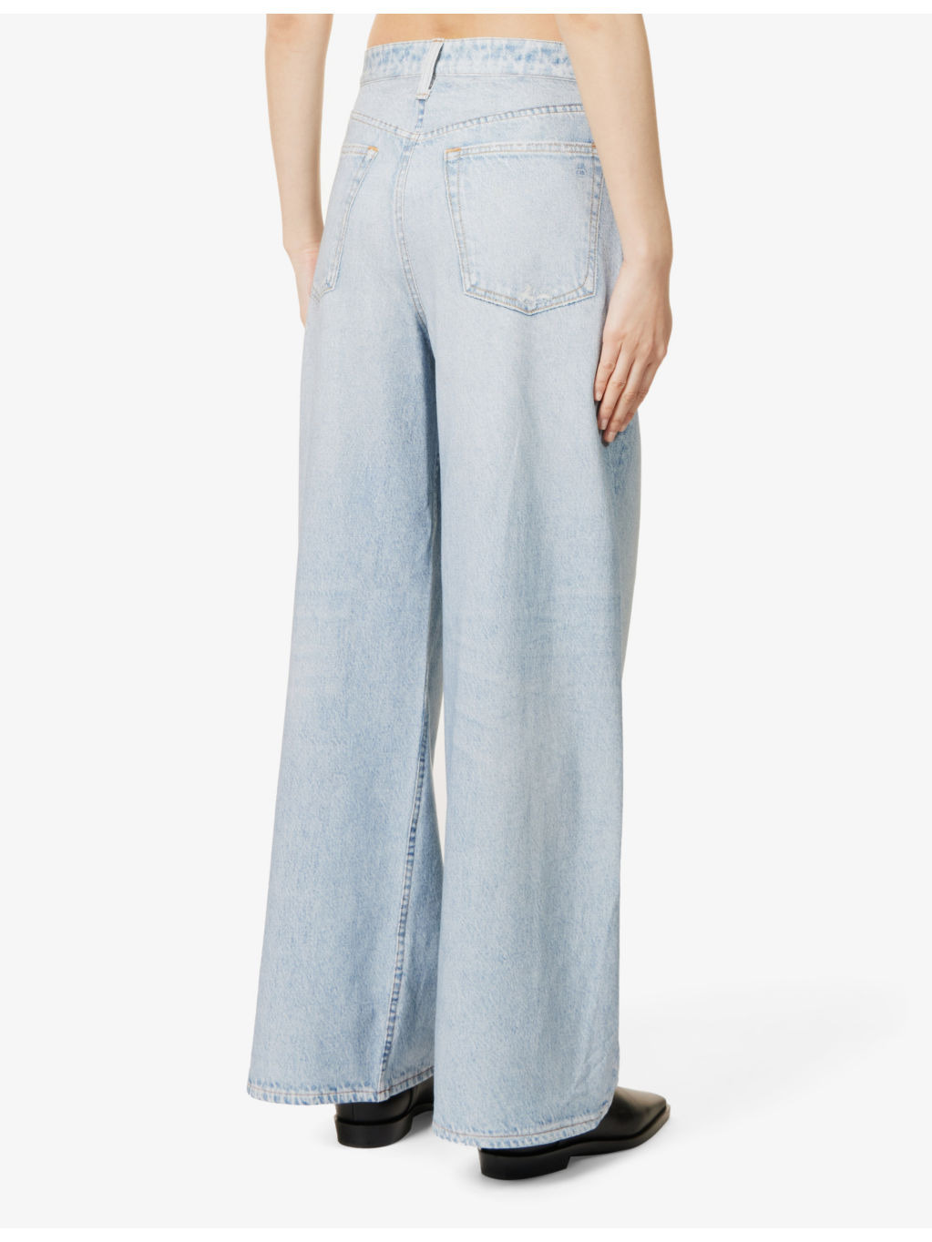 Miramar Sofie wide-leg mid-rise cotton-jersey trousers - 4