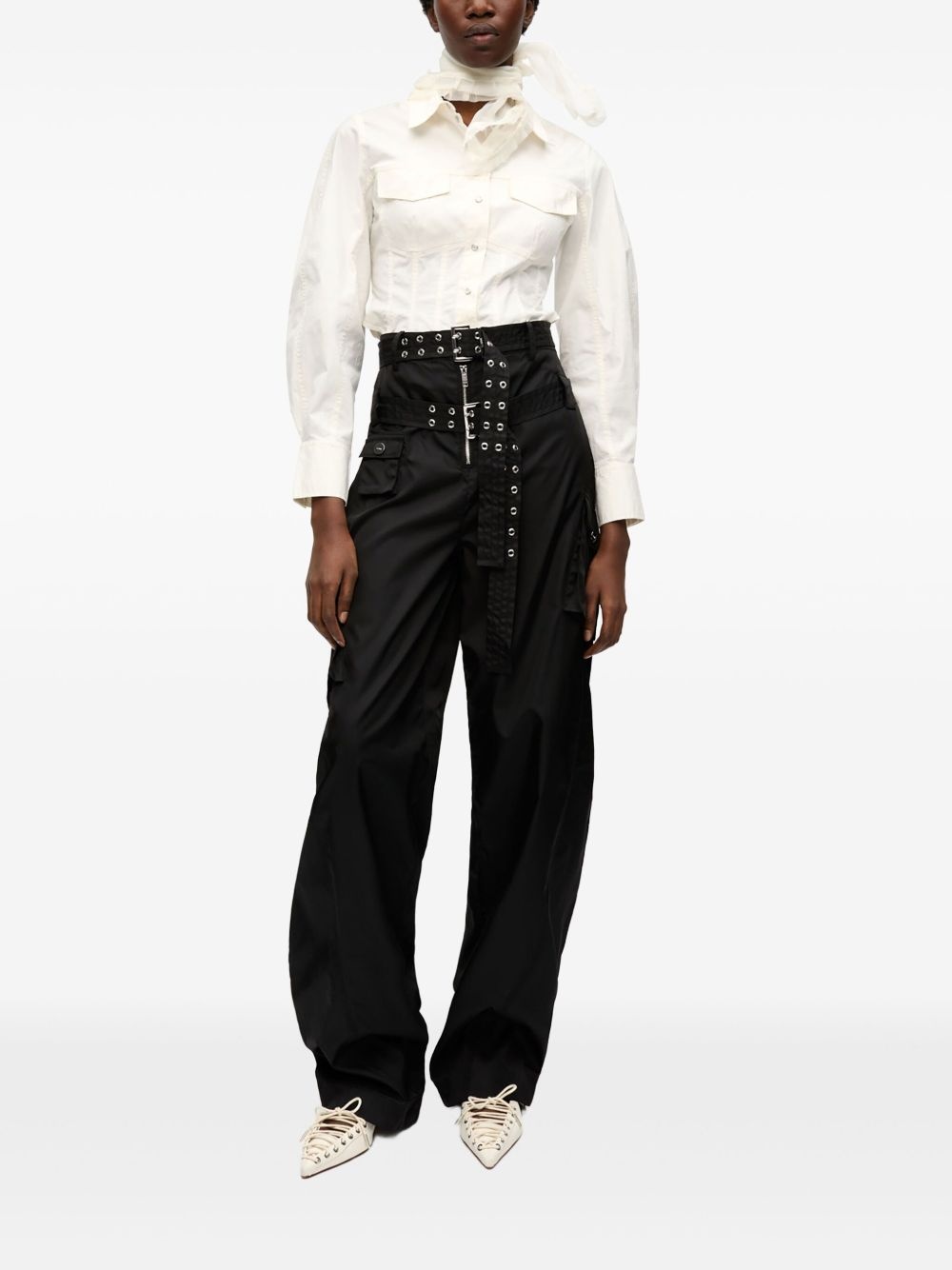 belted trousers - 2