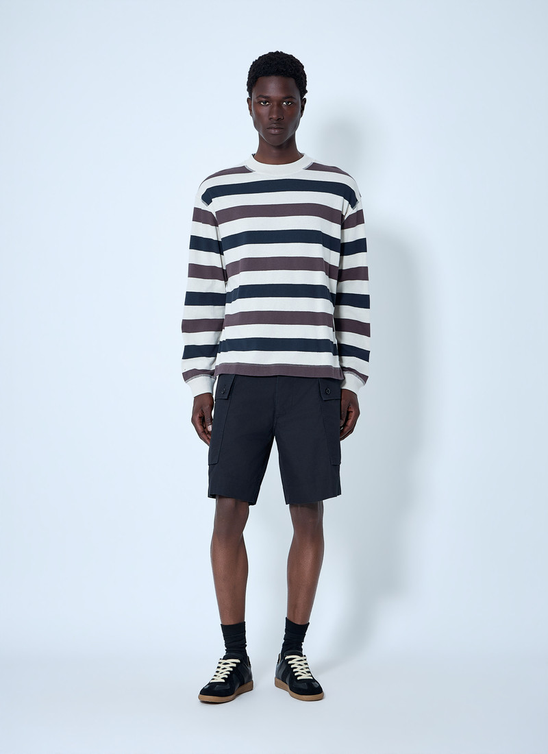 MARGARET HOWELL Striped Crewneck Sweatshirt outlook