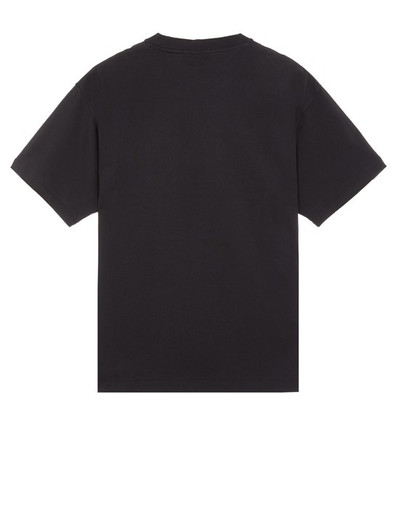 Stone Island 2RCE8 PRINTED COTTON JERSEY WITH 'CAMO THREE' EMBROIDERY BLACK outlook
