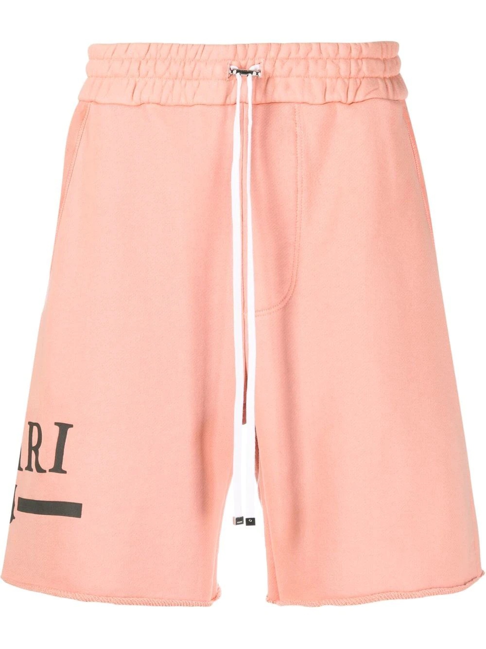 logo-print drawstring track shorts - 1